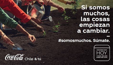 Somos Muchos de Coca Cola Chile hace llamado a la acción y