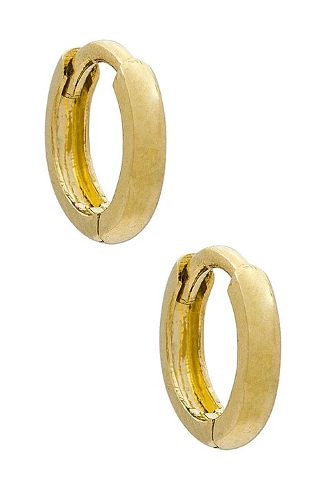 Zoe Lev 14k Gold Mini Huggie Earrings In Gold Revolve