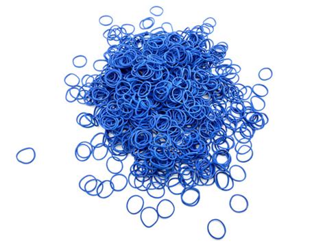 Elastiques caoutchouc 30 Ø20 mm x 1 7mm Bleu sac de 1kg Progom