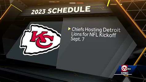 2023 Kansas City Chiefs Schedule: Full Listing of Dates, Times and TV ...