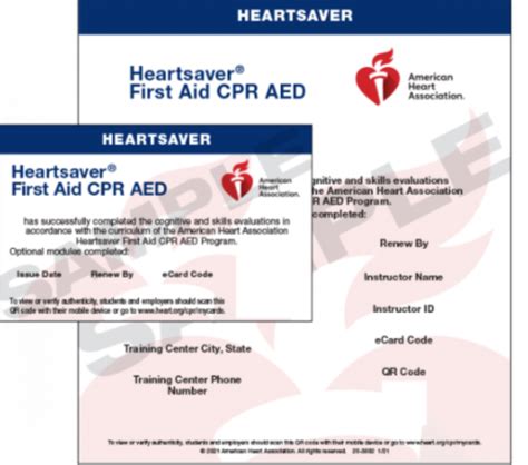 Heartsaver First Aid Cpr Aed