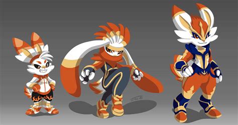 Evolution Scorbunny By Jo Vee Al On Deviantart