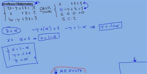 Gauss 6b Compatible Indeterminado Ejercicio Resuelto Youtube