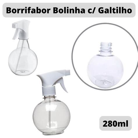 Borrifador Pulverizador Bolinha Pet Transparente Gatilho Pequeno