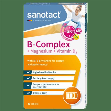 B Complex Magnesium For Fatigue Exhaustion Sanotact