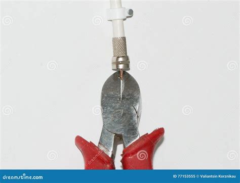 Tv Cable Stock Image Image Of Installation Internet 77153555