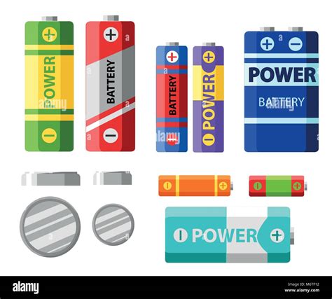 Secondary Battery Stock Vector Images Alamy