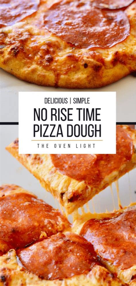 Pizza Dough Ready In Minutes With No Rise Time Recipe No Rise