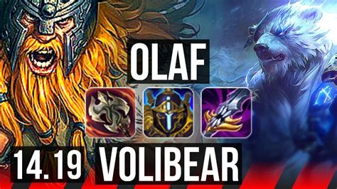 Olaf Vs Volibear Top Solo Kills Godlike Euw Master