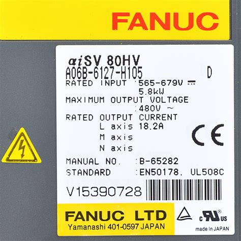 Fanuc Drives A B H Fanuc Aisv Hv Servo Amplifier