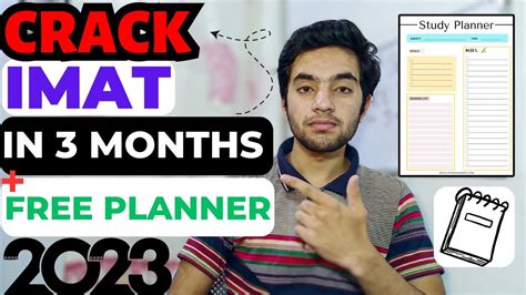 How To Ace IMAT In 3 Months With FREE Planner IMAT 2023 Tips And