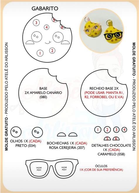 Doces Em Feltro Moldes Criativos Para Imprimir Feltro F Cil