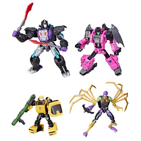 Hasbro Transformers Buzzworthy Bumblebee 4 Pack Exclusive Box Set Update