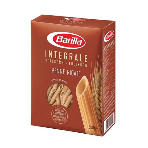 Mì Ý Barilla nguyên cám dạng ống tre ngắn Penne 500g Shopee Việt Nam