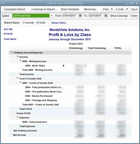 Analyzing Profit and Loss with QuickBooks Classes – Bonnie Biafore