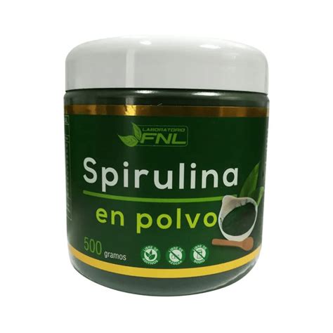 Spirulina En Polvo Frasco 500 Gramos Fnl Ficonutrition