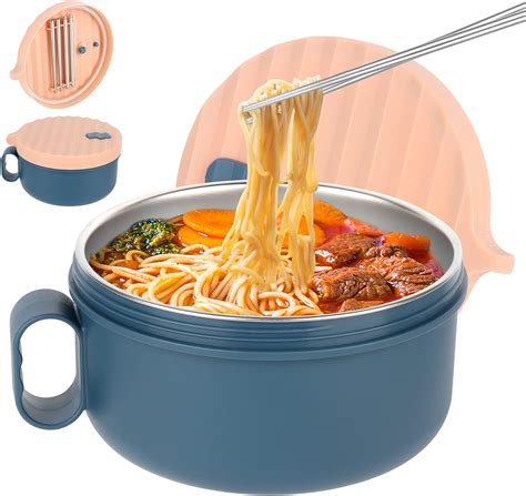 FENGQ Ramen Schüssel Set Schüssel Instant Nudelschale Suppenschale mit