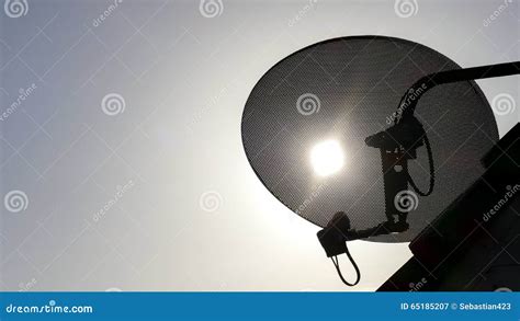 TV satellite dish stock image. Image of entertainment - 65185207