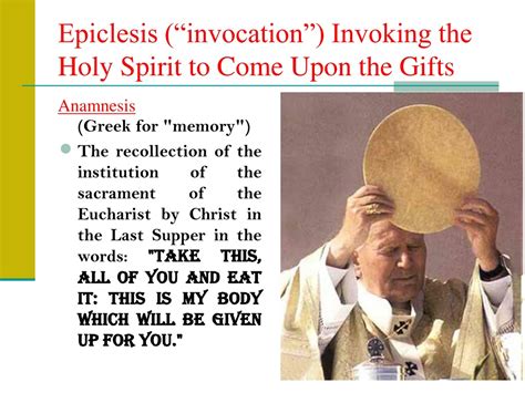 PPT The Eucharistic Celebration PowerPoint Presentation Free