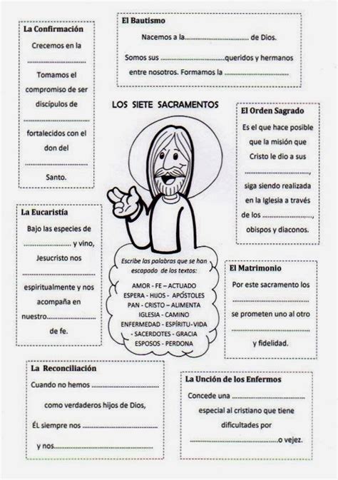 SOPA DE LETRAS SACRAMENTOS CRUCIGRAMA CON LOS SACRAMENTOS Juego De