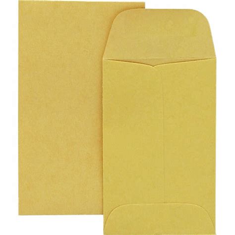 Quality Park Kraft Coin Envelopes Coin 3 2 1 2 Width X 4 1 4