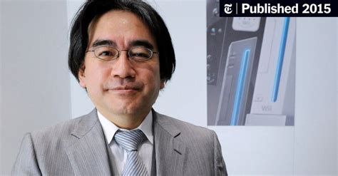 Satoru Iwata Nintendo Chief Executive Dies At 55 The New York Times