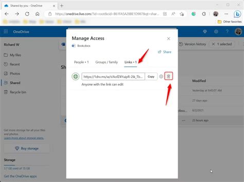 How To Manage And Revoke Access To Onedrive Files And Folders Geek Rewind