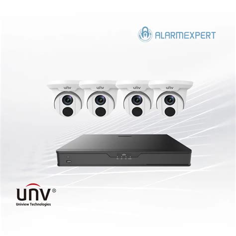 4 X 6MP Outdoor Turret Dome Ip Security Camera Bundle Kit 4CH NVR