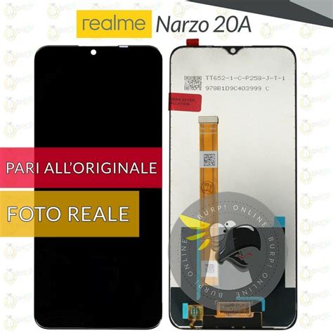 Display Realme Narzo A Rmx Schermo Vetro Lcd Touch Screen