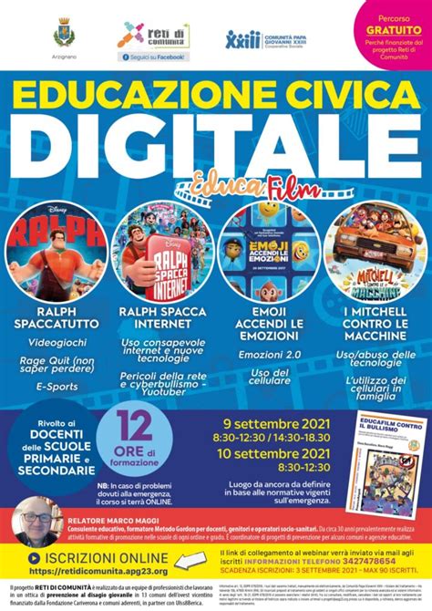 Corso Di Educazione Civica Digitale Per Insegnanti