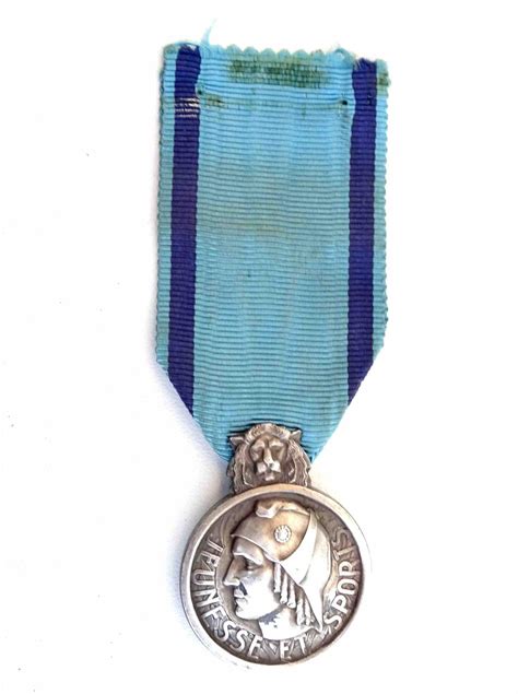 Médaille jeunesse et sports Jeton en argent