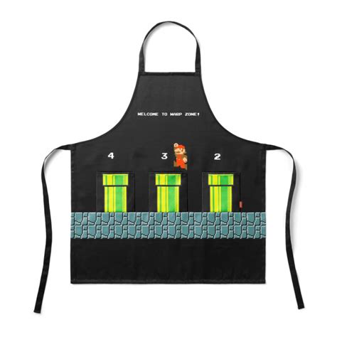 Super Mario Home And Party Apron Underground Warp Zone