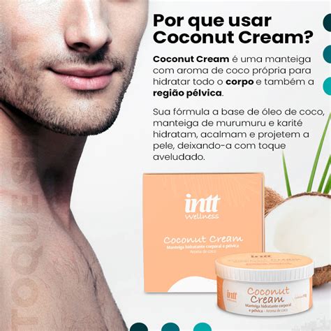 Manteiga Hidratante Corporal Coconut Cream 90g Intt Toque Sensato