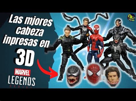 Las Mejores Cabezas Inpresas En 3D Marvel Legends YouTube