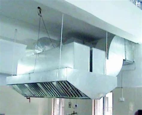 Rectangular Wall Mounted Commercial Kitchen Chimney At Rs Sq Ft In