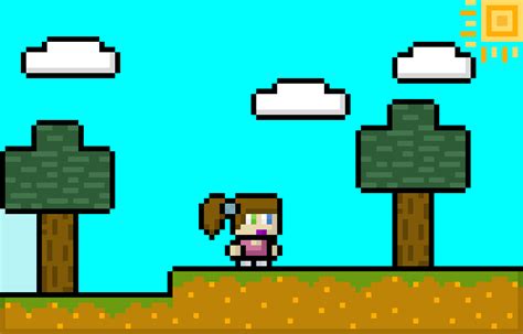 Minecraft girl pixel art