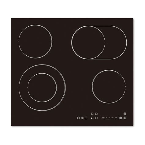 Plaque de cuisson vitrocéramique encastrable noir Bomann EBK 957 1 noir