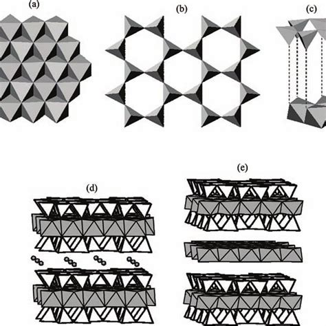 Projection along [100] of the crystal structure of an amphibole and its ...