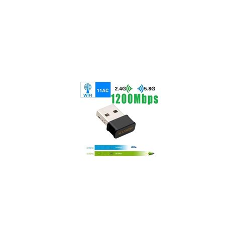 Xhltd Mini USB Wıfı Adaptörü 802 11AC Dongle Ağ Kartı 1200 Mbps 2 4g ve