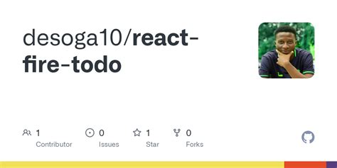 Github Desoga10react Fire Todo