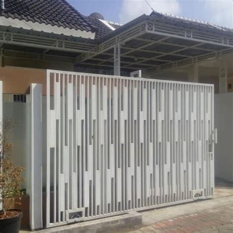 Jual Pagar Rumah Minimalis Pagar Besi Dorong Kota Tangerang Selatan