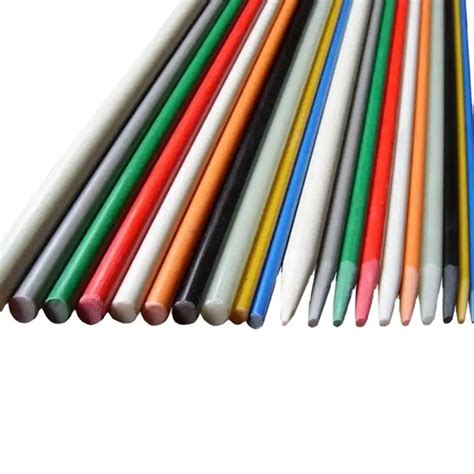 High Quality 4mm 5mm 6mm 7mm 8mm Fiber Glass Rods Fiberglass Sticks For Tent Pole