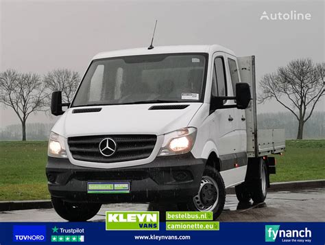 Mercedes Benz SPRINTER 516 Cdi Dc Kraan Flatbed Truck