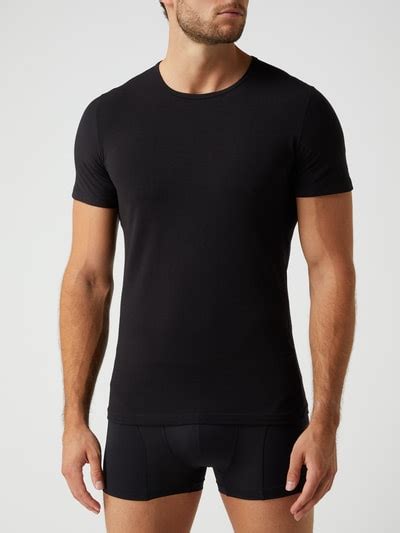 Jockey T Shirt Mit Modal Anteil Im Er Pack Black Online Kaufen