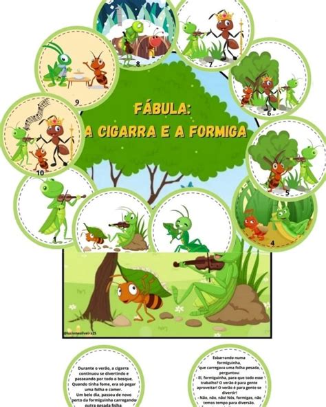 História na luva A Cigarra e a Formiga Educa Market