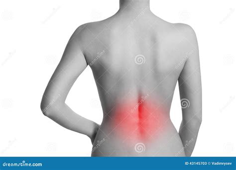 Woman Suffering From Backache Stock Image Image Of Hurt Ache