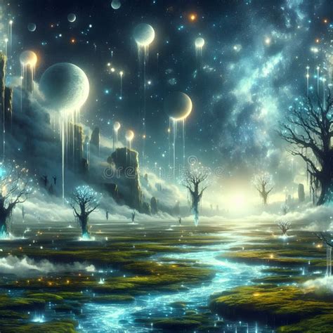 Supernatural Landscapes Stock Illustrations 454 Supernatural