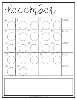 Editable Monthly Behavior Calendar • Monthly Behavior Chart • Behavior Log