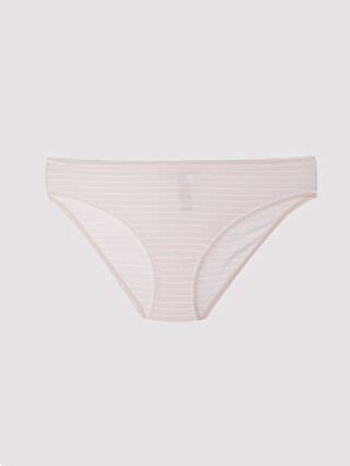 LCW DREAM Pembe Çizgili Bikini Külot S Z LHK LCW