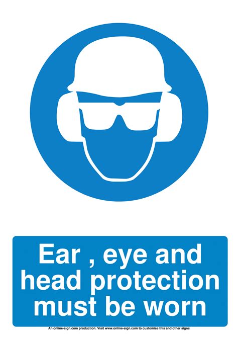 Ear Protection Sign